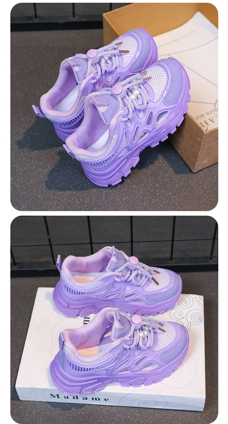 Kids Sandals Summer Shoes For Boys Girls Toddler Boy Girl Soft Sports Shoes Children Running Sneakers Air Mesh Breathable New