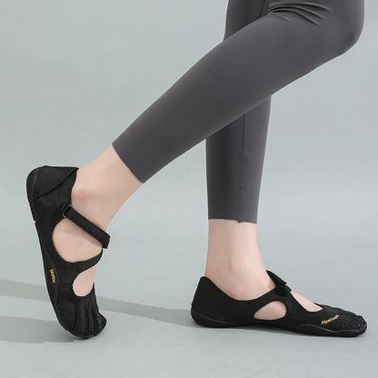 Women‘s Five Toe Shoes with Loop Strap - Barefoot Minimalist Flats for Hiking, Yoga, Gym Quick-Dry Water &amp; Everyday Casual Wear