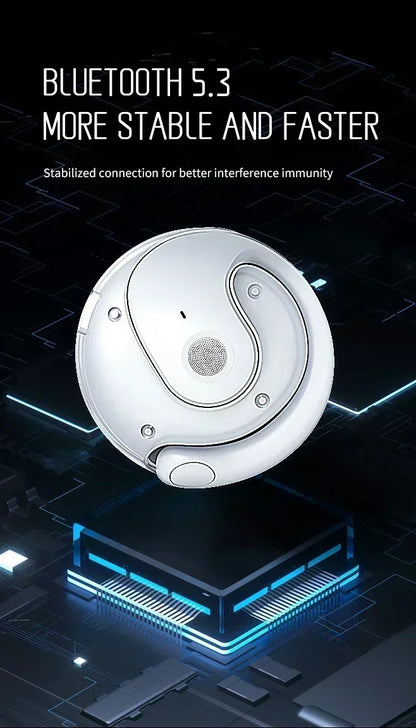 Wireless Headphones Bluetooth Headset with Mics HiFi Stereo Sound Earphones Smart Touch Sports Earbuds for phones