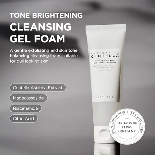 SKIN1004 Centella Cleanser Foam Series 125ml Poremizing/Ampoule/Tea-Trica BHA/Tone Brightening Face Wash Sensitive Skin K-Beauty
