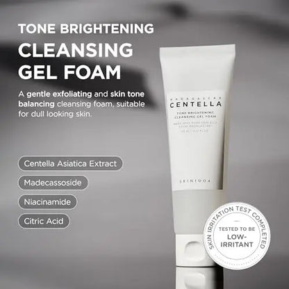 SKIN1004 Centella Cleanser Foam Series 125ml Poremizing/Ampoule/Tea-Trica BHA/Tone Brightening Face Wash Sensitive Skin K-Beauty