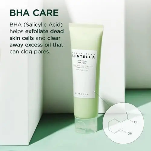 SKIN1004 Centella Cleanser Foam Series 125ml Poremizing/Ampoule/Tea-Trica BHA/Tone Brightening Face Wash Sensitive Skin K-Beauty