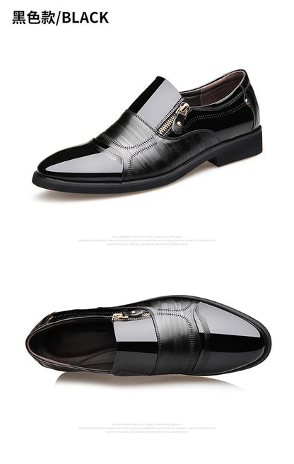 Shoes for Men Shoes Leather Shoes Business Dress Shoes All-Match Casual Shock-Absorbing Wear-Resistant Footwear Chaussure Homme