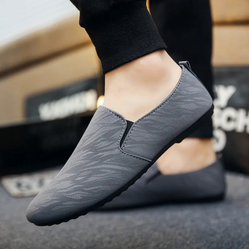 Shoes for Man New Men Fashionable Canvas Breathable Flat Bottomed Walking Shoes with Lightweight Sports Shoes Men&