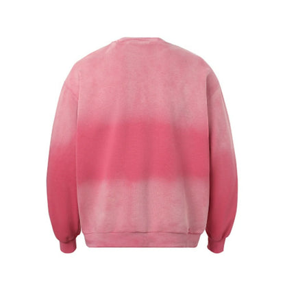 Men Clothing High street New Trend Heavy Industry Washed Embroidered Antique-style Sweatshirt for men and women