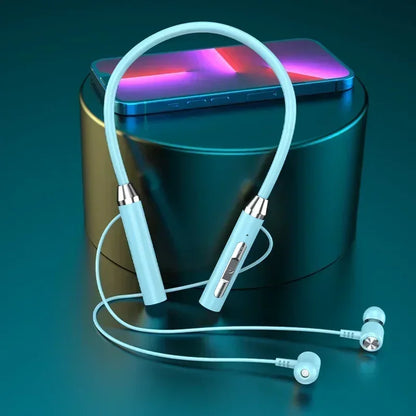 Wireless Headphones Bluetooth Neckband Magnetic Headphones Sports Running 5.3 Headphones with Microphone