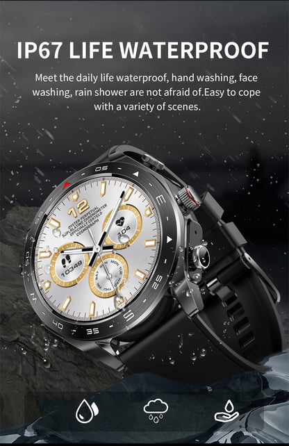 New T95 Smart Watch TWS 2-in-1 Bluetooth Headset Earphones with Built-in Speaker HIFI 9D Sound Quality Health Sports Monitoring