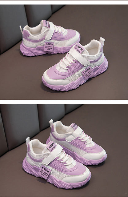 Kids Sports Shoes Children Casual Running Shoes for Boys Girls Air Mesh Breathable Fashion Sneakers Spring Summer Anti-skid Soft