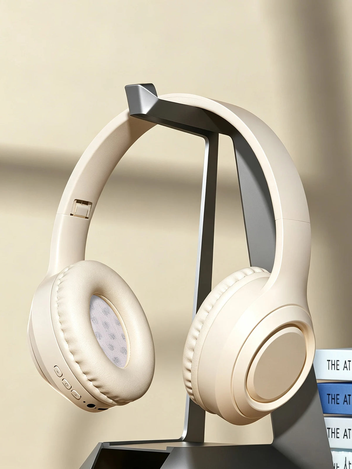 Wireless Over-Ear Bluetooth Headphones, Long-Lasting Battery Life, Foldable Design for Easy Storage, Low Latency for Gaming