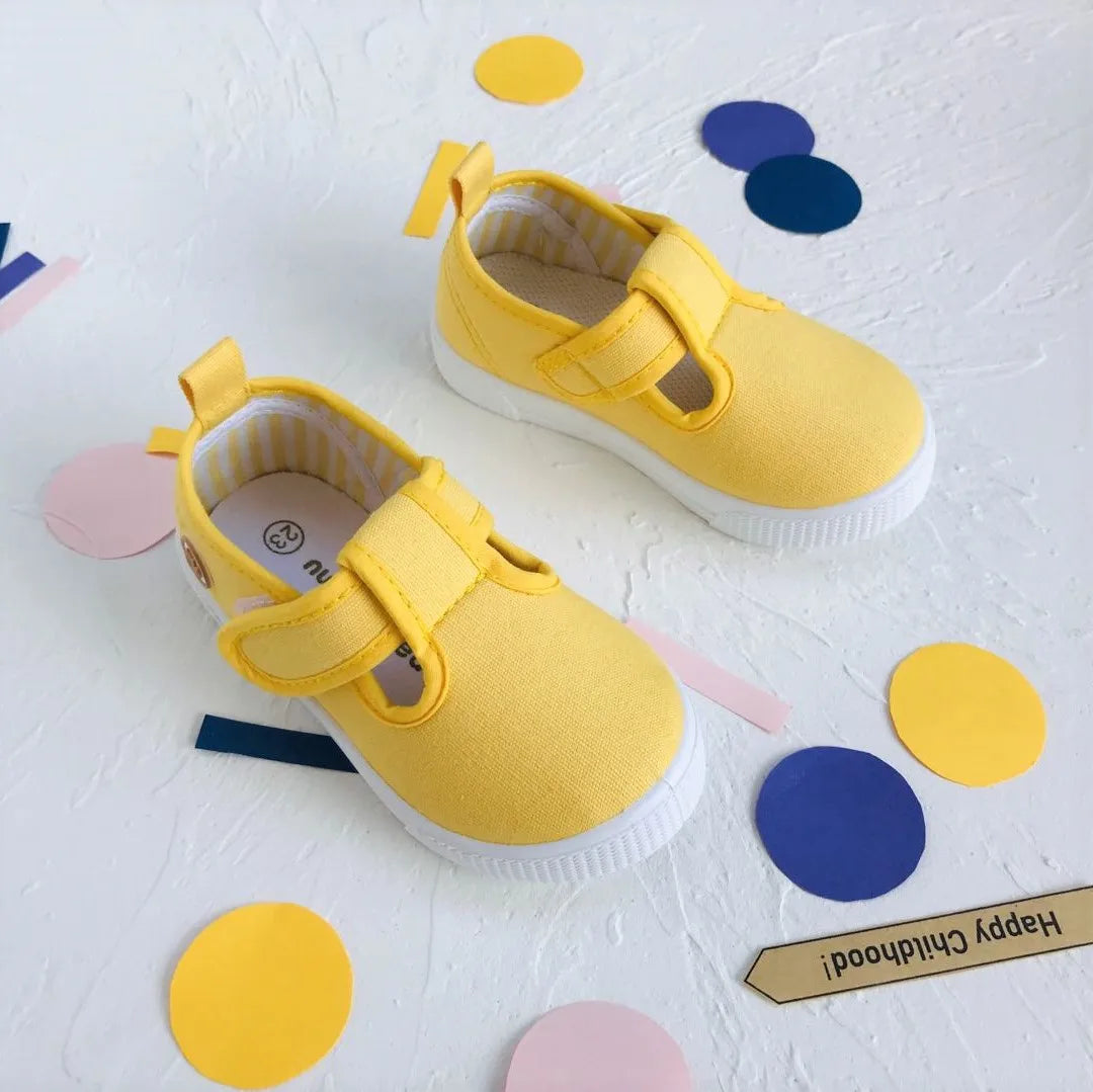 Kids Shoes 2023 Spring Autumn Children's Canvas Shoe Korean Solid Girl's Sneakers Soft Sole Toddler Shoes for Boy Tenis Infantil