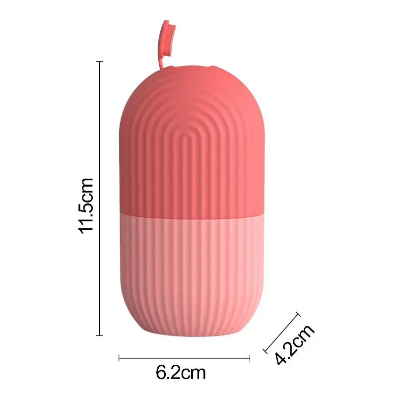 Ice Face Roller  Beauty Massage Silicone Ice Mold For Eye Puffiness Ice Facial Roller Shrink Pores Multifunctional Mold