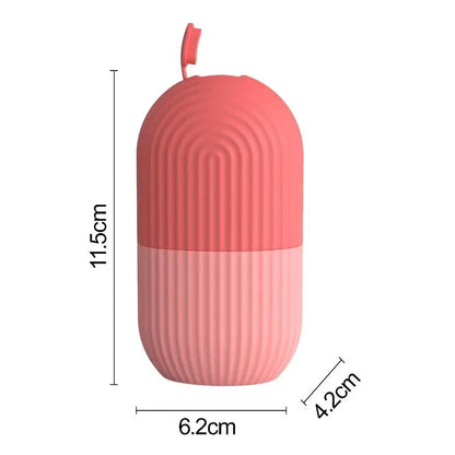 Ice Face Roller  Beauty Massage Silicone Ice Mold For Eye Puffiness Ice Facial Roller Shrink Pores Multifunctional Mold
