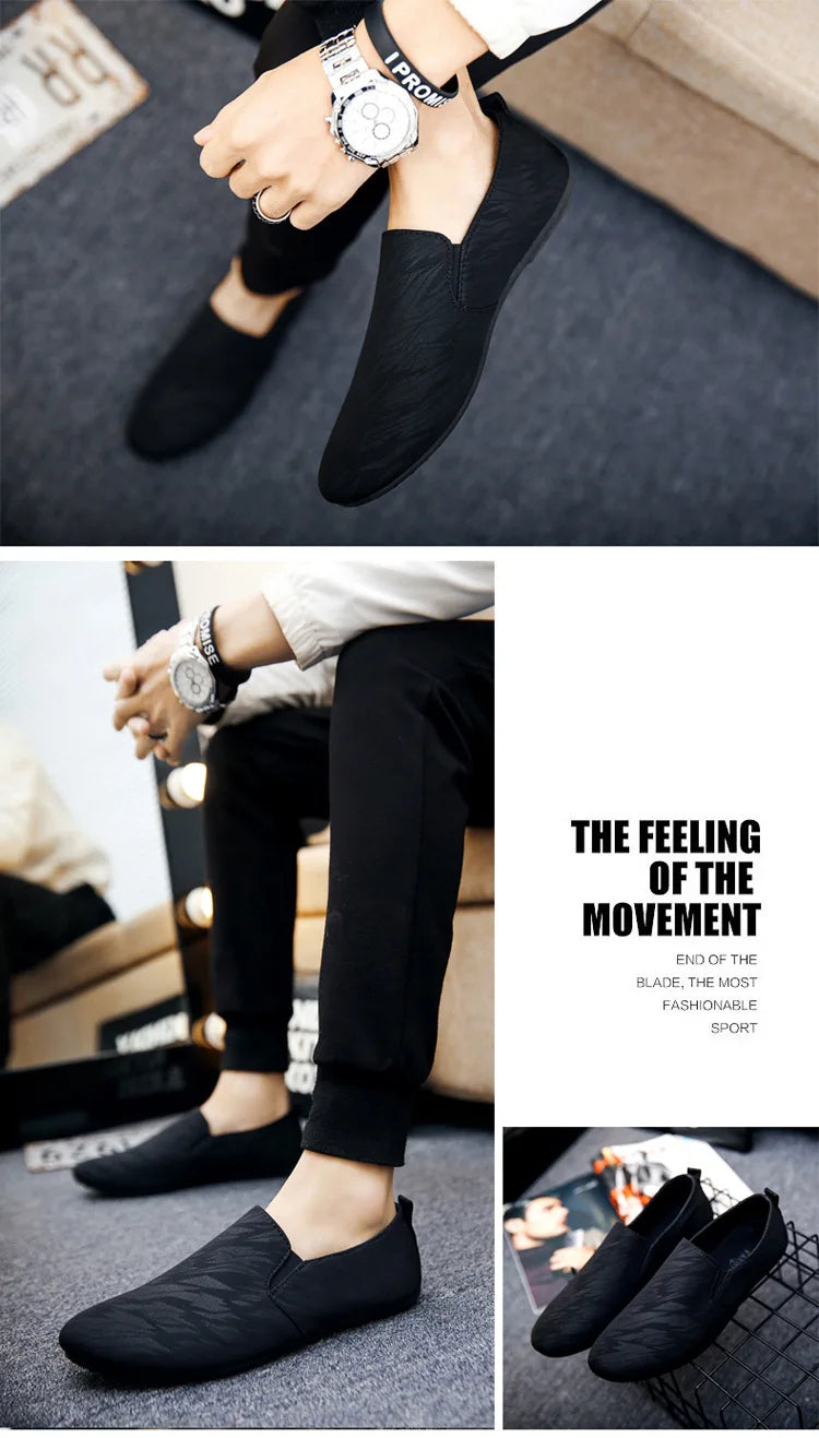Shoes for Man New Men Fashionable Canvas Breathable Flat Bottomed Walking Shoes with Lightweight Sports Shoes Men&