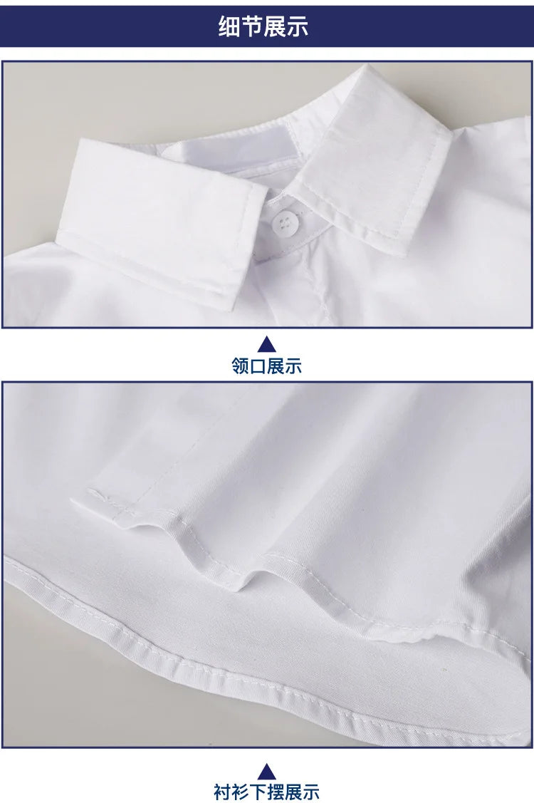 Children School Uniform Girls Jacket Pleated Skirts Suits Boys British Student Blazers Pants Kids Formal Dress Class Clothes Set