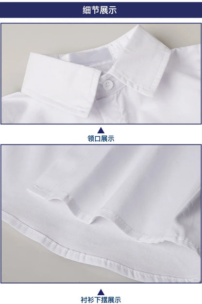 Children School Uniform Girls Jacket Pleated Skirts Suits Boys British Student Blazers Pants Kids Formal Dress Class Clothes Set