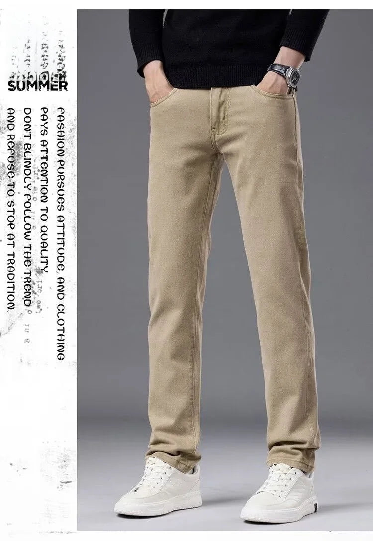 Slim Fit Straight Leg Jeans Men&