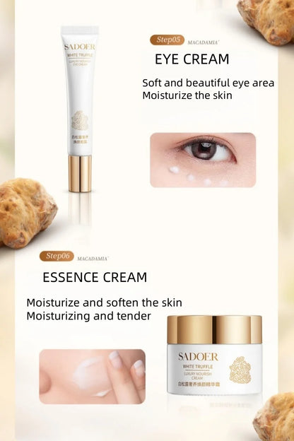 White Truffle Skin Care Six-Piece Set, Rich in Centella Asiatica Extract, Niacinamide and Other Skin-Friendly Ingredients, Paired with Various Beautifying and Moisturizing Ingredients to Replenish the Skin&