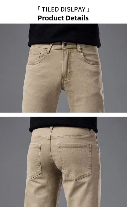 Slim Fit Straight Leg Jeans Men&
