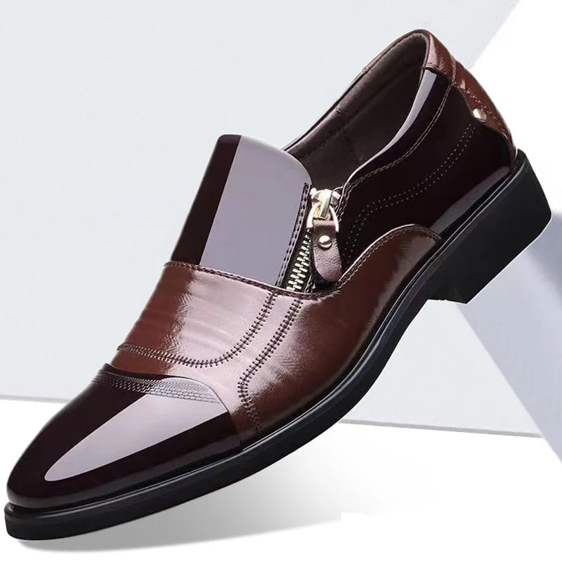 Shoes for Men Shoes Leather Shoes Business Dress Shoes All-Match Casual Shock-Absorbing Wear-Resistant Footwear Chaussure Homme