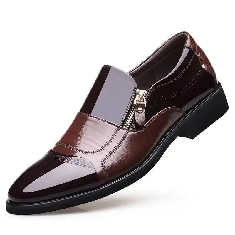 Shoes for Men Shoes Leather Shoes Business Dress Shoes All-Match Casual Shock-Absorbing Wear-Resistant Footwear Chaussure Homme