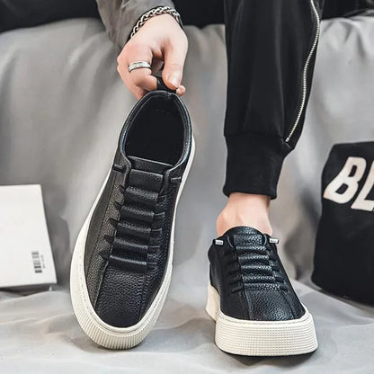 Sneakers for Men  Fashion Casual Lace Up Round Toe Flat White mens Running Sport Shoes Zapatillas Deportivas Hombre