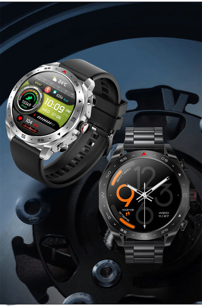 New T95 Smart Watch TWS 2-in-1 Bluetooth Headset Earphones with Built-in Speaker HIFI 9D Sound Quality Health Sports Monitoring
