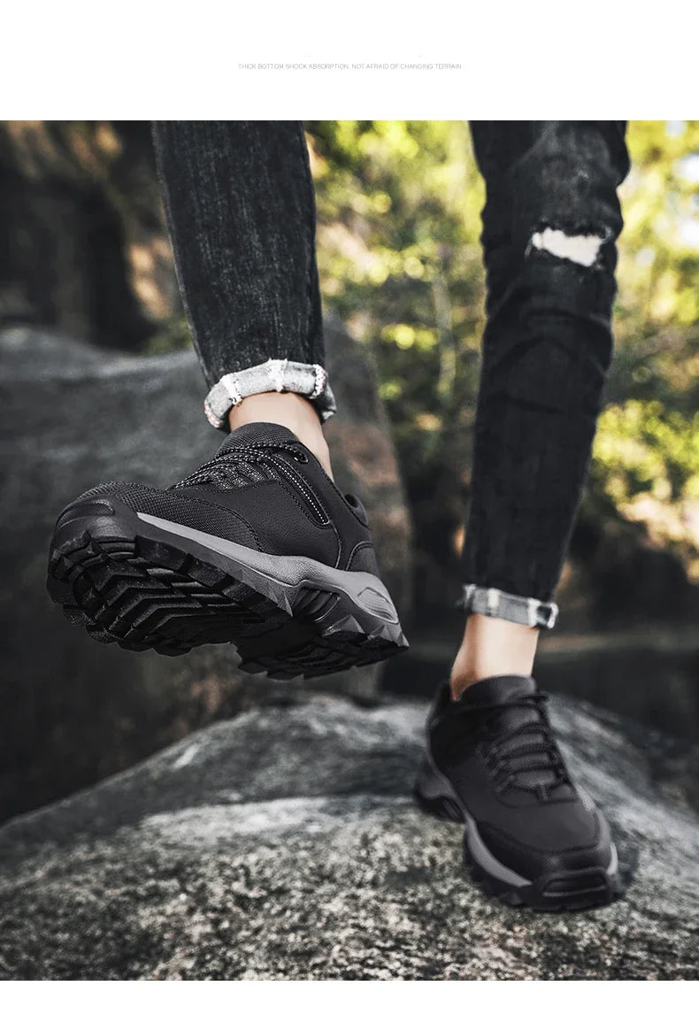 Men Boots Outdoor Sneakers Men Shoes 2025 New Fashion Male Casual Footwear Comfortable Tenis Masculino Botas Men Sneakers Shoes