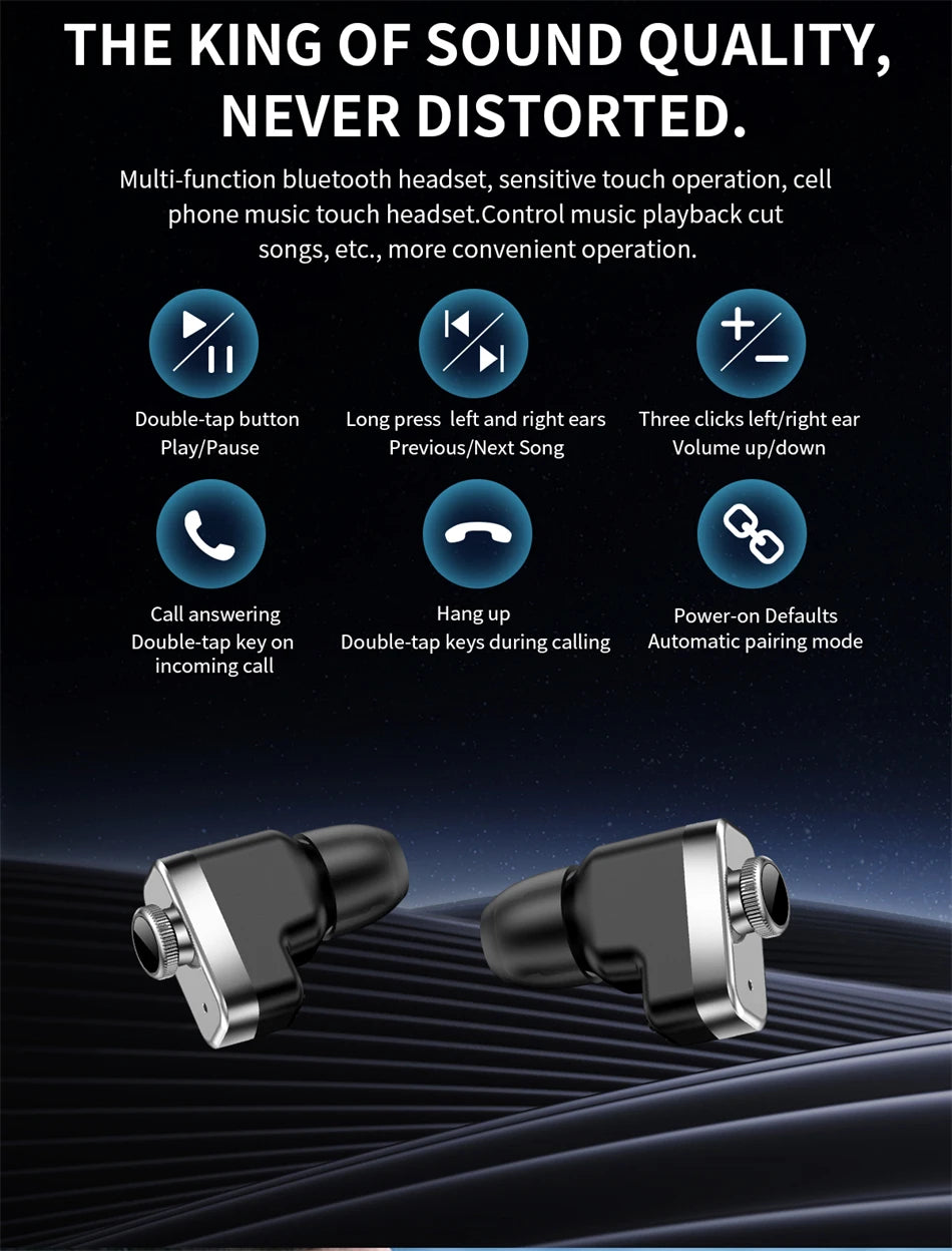 New T95 Smart Watch TWS 2-in-1 Bluetooth Headset Earphones with Built-in Speaker HIFI 9D Sound Quality Health Sports Monitoring