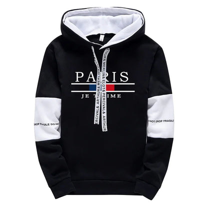 Man Hooded Sweatshirts Sweatpants Autumn Winter Daily Casual Sports Hoodies Jogger Pants Urban Fashion Streetwear Men&