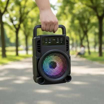 Bluetooth Speaker Wireless Stereo 20W Output Stylish Retro Design Long Lasting Battery for Home Office Party