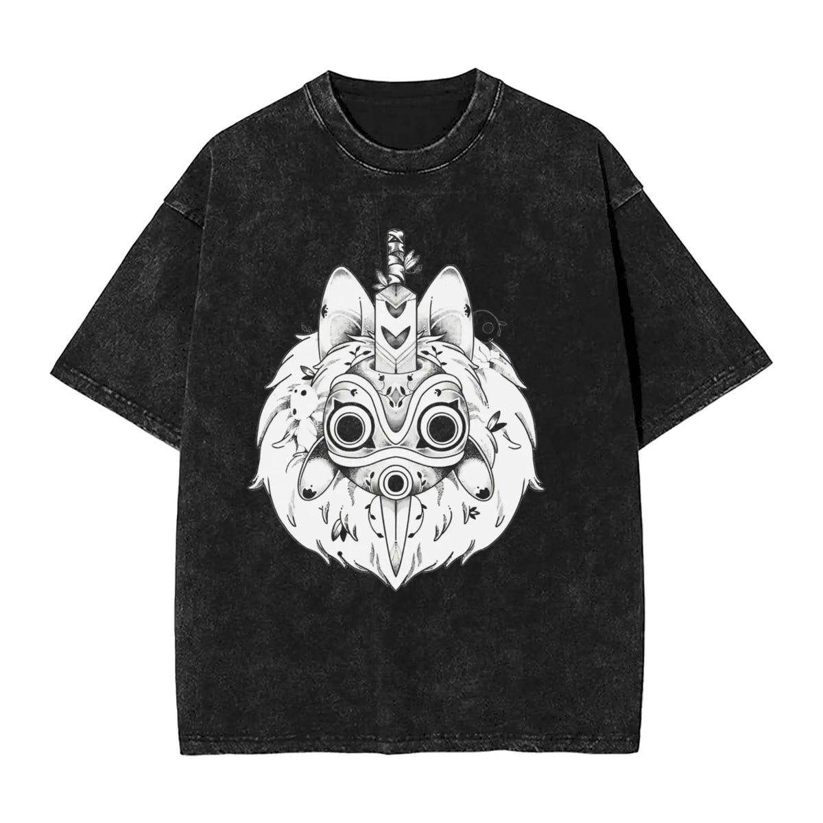 Men P Princes M Mononoked T Shirts Clothes Summer Streetwear Short Sleeves T-Shirt O Neck Hipster Loose Tee Shirt Wholesale