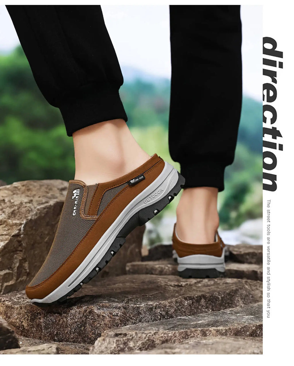 Men's Shoes 2026 Spring New Versatile Casual Half Top Single Shoes Comfortable, Breathable, Odorous Foot Size 39-47