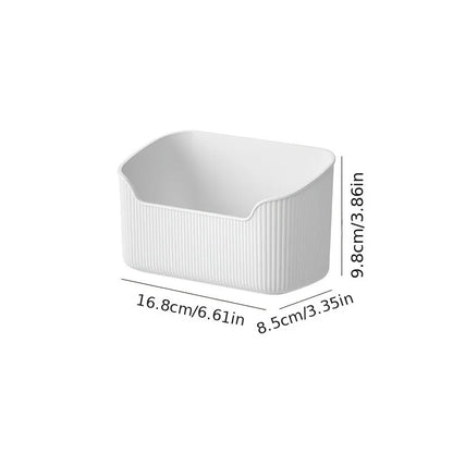 1PC Cosmetic Storage Box, Beveled Desktop Artifact, Dressing Table Skin Care Product, Perfume, Built-in Storage Bathroom Cabinet