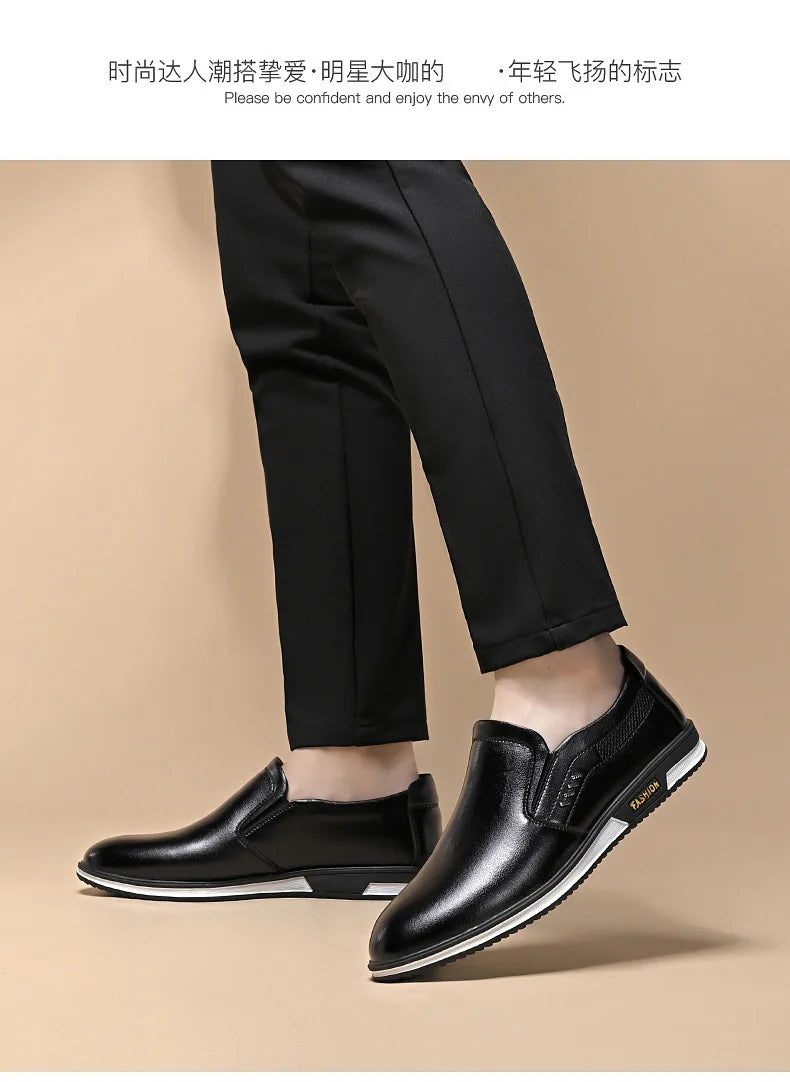 Leather Shoes for Men Designer Loafers High Quality Adult Moccasins Men Driving Shoes Male Footwear Men&