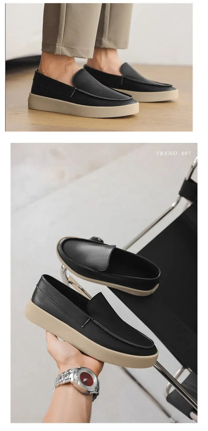 Shoes for Men Fashion Comfortable Leather Shoes Luxury Formal  Loafers for Men Sneakers Casual Oxford Shoes Zapatillas Hombre