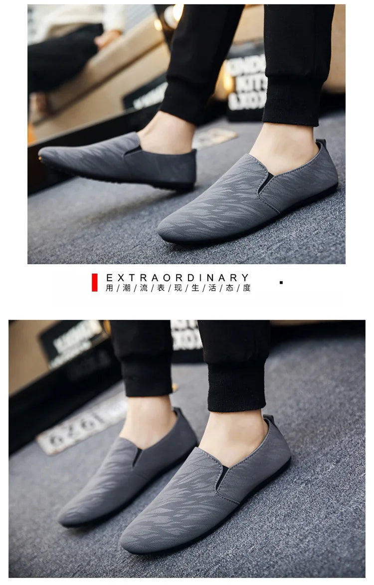 Shoes for Man New Men Fashionable Canvas Breathable Flat Bottomed Walking Shoes with Lightweight Sports Shoes Men&