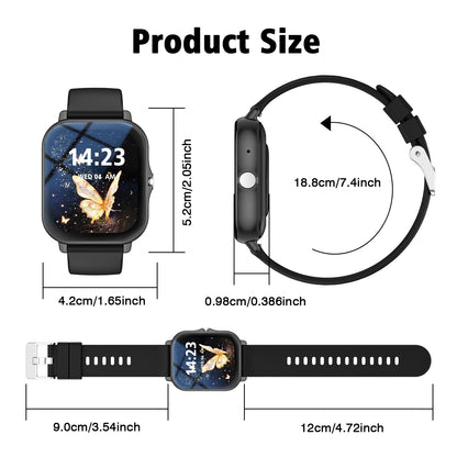 Smart Watch With Wireless Calling, Multi-Sport Modes, Message Reminders, Sports Watch For Iphone/Android