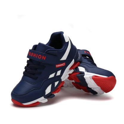Kids Fashion Sneakers Outdoor Sport Boys Tennis  Comfort Leather Running Shoes Lightweight  Children&