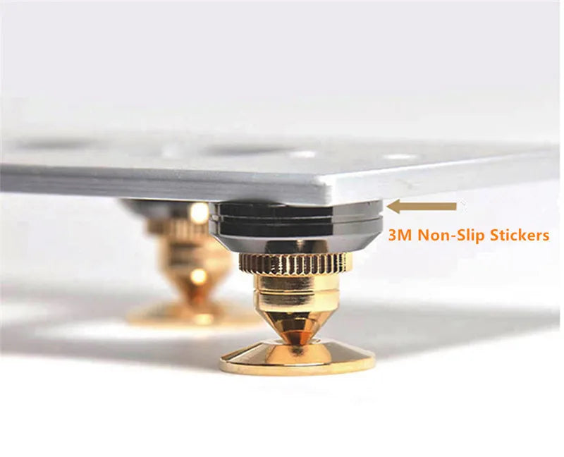 Speaker Stand Speakers Spikes Accessories Isolation Stands For Audio Amplifier Turntable Player Shockproof Foot Pad 26mmx28mm