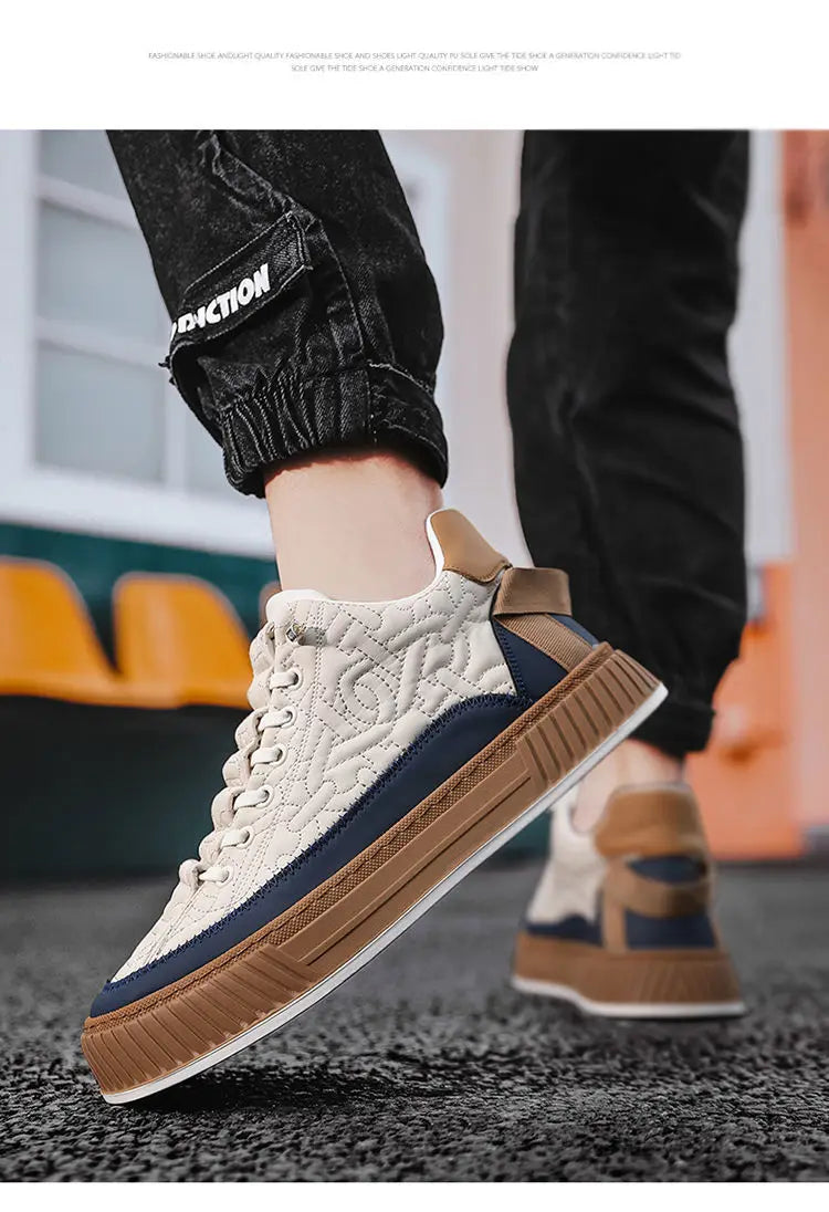 Men Shoes Platform Male Sneakers 2024 New Vulcanized Shoes for Men Casual Running Shoes Large Size 45 46 Hot Sapatos Masculinos