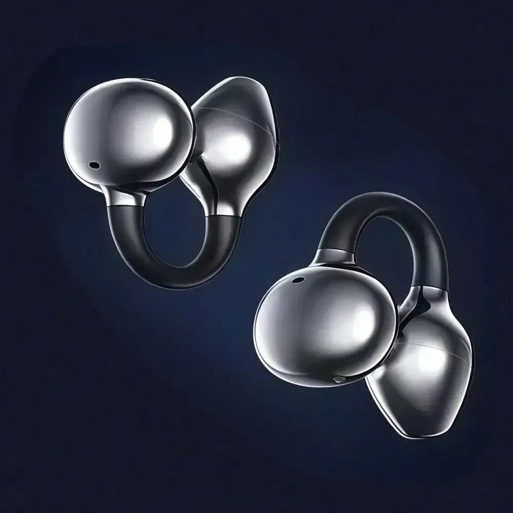 Bluetooth Clip-On Earbuds Wireless Headphones Comfortable and Stylish Clip-On Design High Quality Sound Lightweight and Portable
