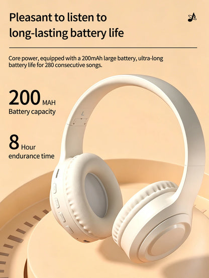 Bluetooth Over-Ear Wireless Headphones,Low Latency,Lightweight,Long Playtime Battery,Soft Memory Foam Earpads for Game &amp; Daily A