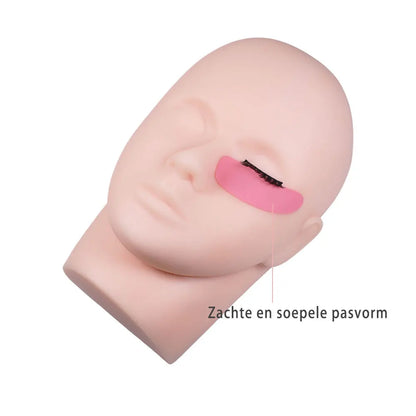 New Reusable 1Pair Eye Pads Silicone Stripe Lash Lift Eyelash Extension Hydrogel Eye Patches Under Eye Gel Patch Makeup Tools