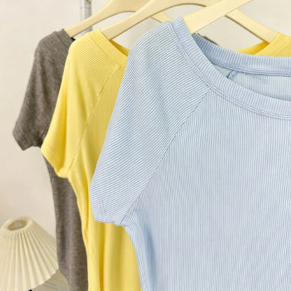Yoga Clothes for Women 2026 New Style Tops, Lazy Style Summer Nude-Feel Yoga Clothes, Loose Fit, Cover-Up, Suitable for Outdoor Running and Sports