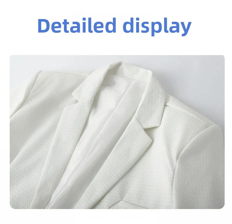Blazer, Men, Fashionable, for Weddings, for Casual Wear, for Hosting, Slim-fit, Gentlemanly, for Banquets, for Business. Blazer