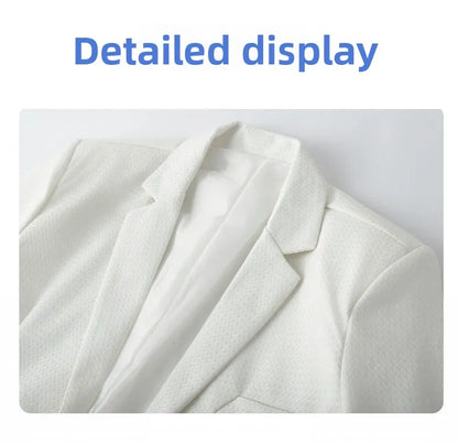 Blazer, Men, Fashionable, for Weddings, for Casual Wear, for Hosting, Slim-fit, Gentlemanly, for Banquets, for Business. Blazer