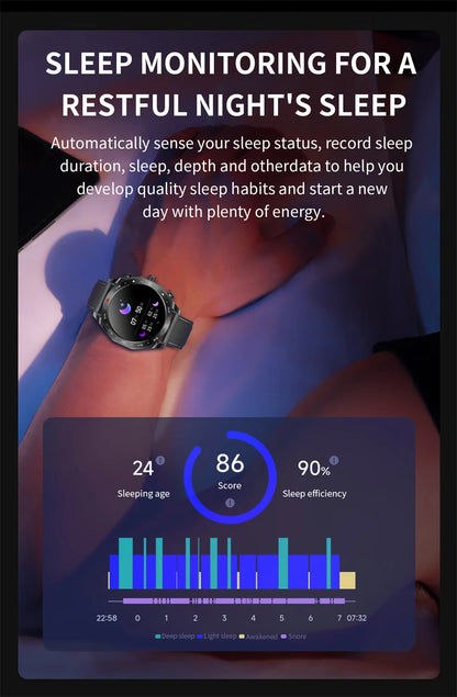 New T95 Smart Watch TWS 2-in-1 Bluetooth Headset Earphones with Built-in Speaker HIFI 9D Sound Quality Health Sports Monitoring
