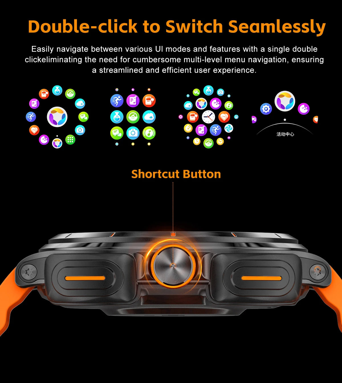 2026 New Watch Earphones 2-in-1 Smart Watch Health Monitoring Bluetooth Call 100+Sports Mode Outdoor Smart Watch Men and Women
