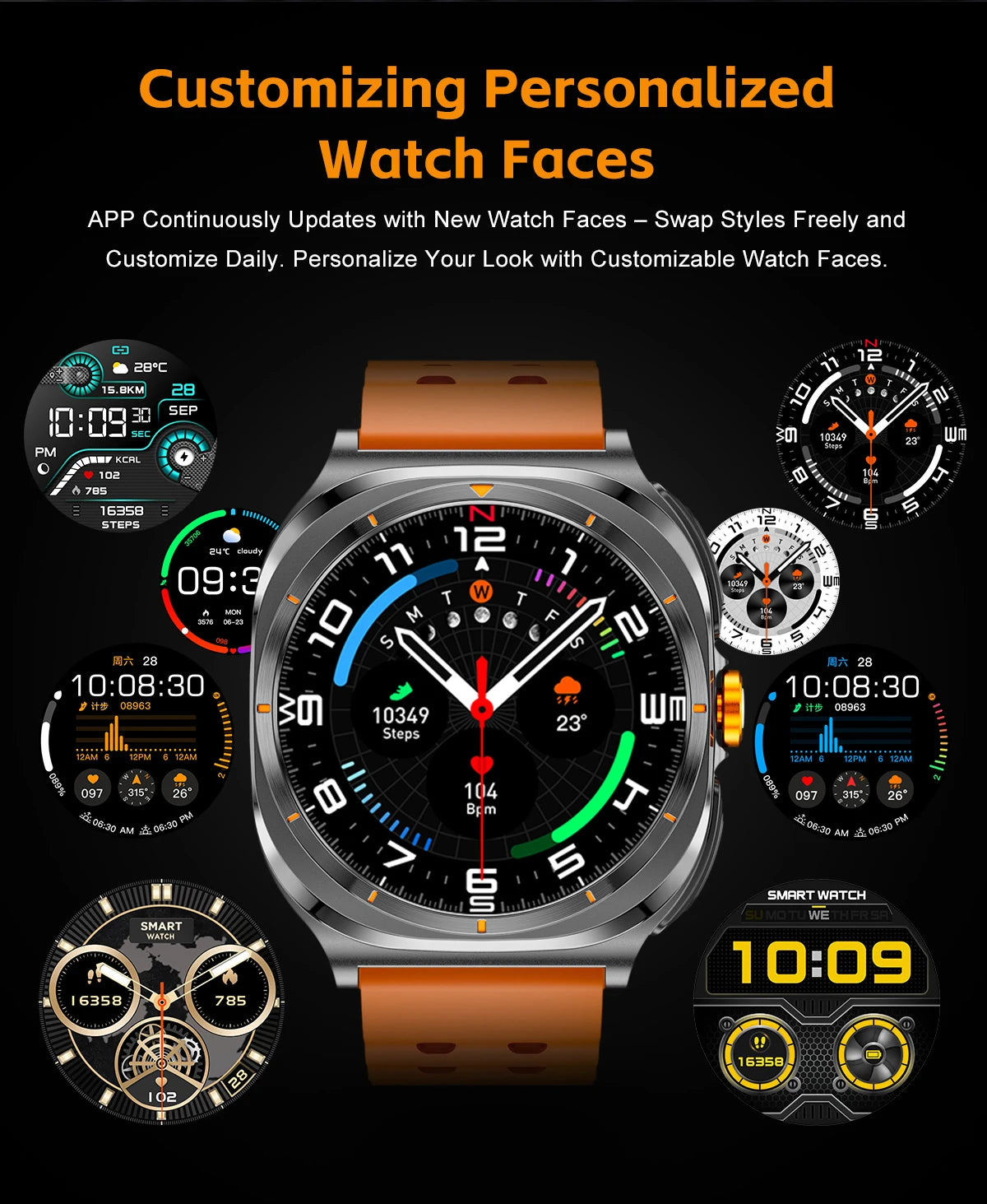 2026 New Watch Earphones 2-in-1 Smart Watch Health Monitoring Bluetooth Call 100+Sports Mode Outdoor Smart Watch Men and Women