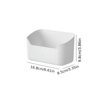 1PC Cosmetic Storage Box, Beveled Desktop Artifact, Dressing Table Skin Care Product, Perfume, Built-in Storage Bathroom Cabinet
